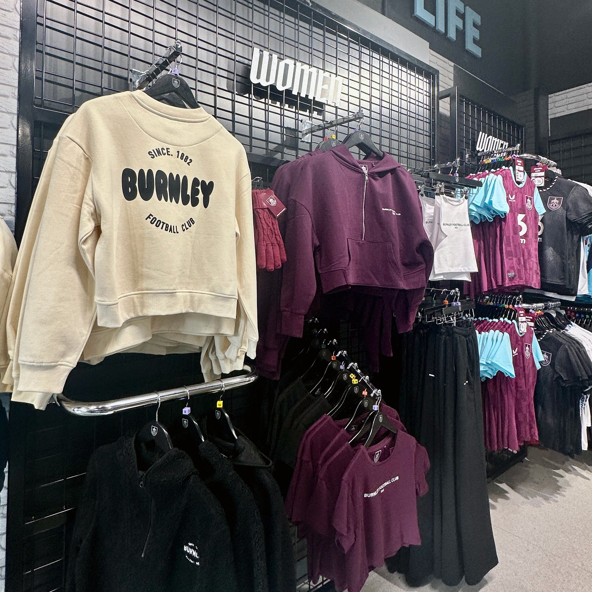 Burnley FC Womens Range Shop 01