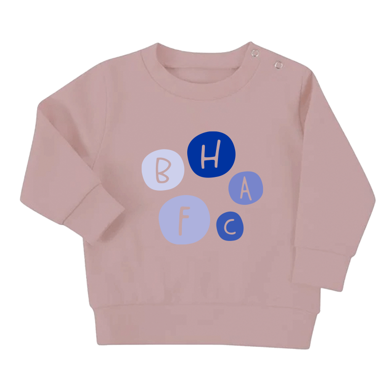 Junior BHAFC Bubble Pink Sweatshirt