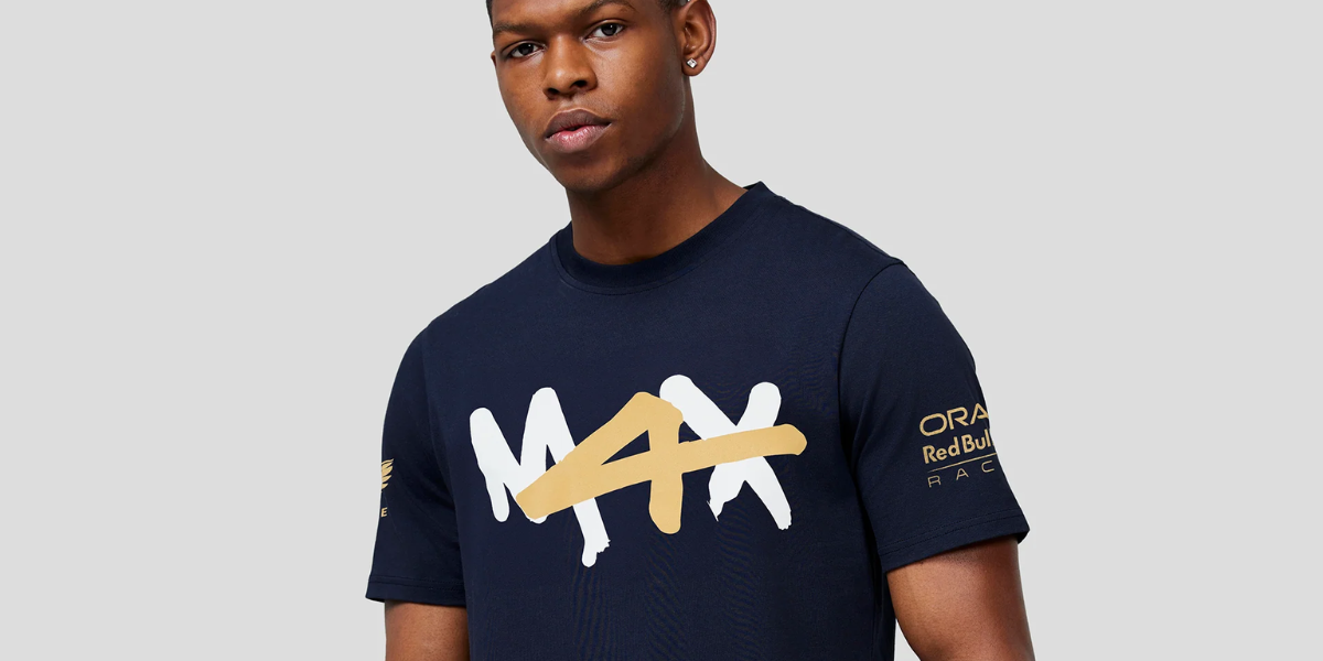 Max Verstappen Champion Tee printed by Infinity Inc.