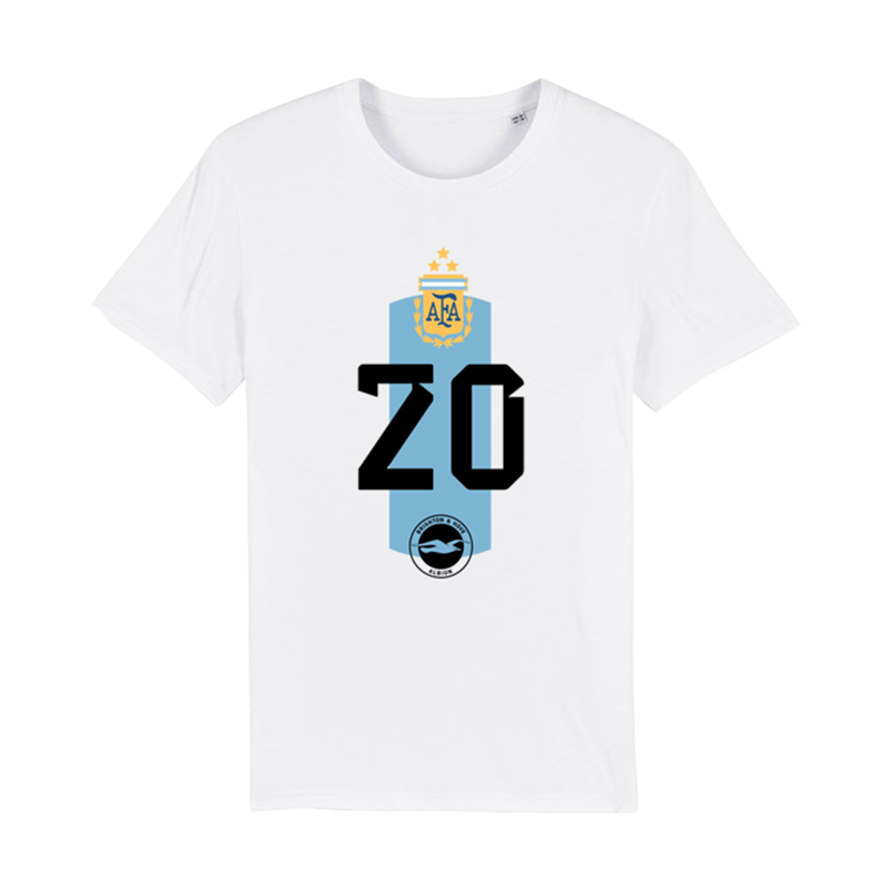  Brighton Mac Allister 20 World Cup T-Shirt