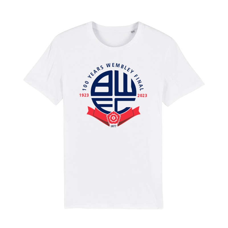 Bolton 100 Years White T-Shirt