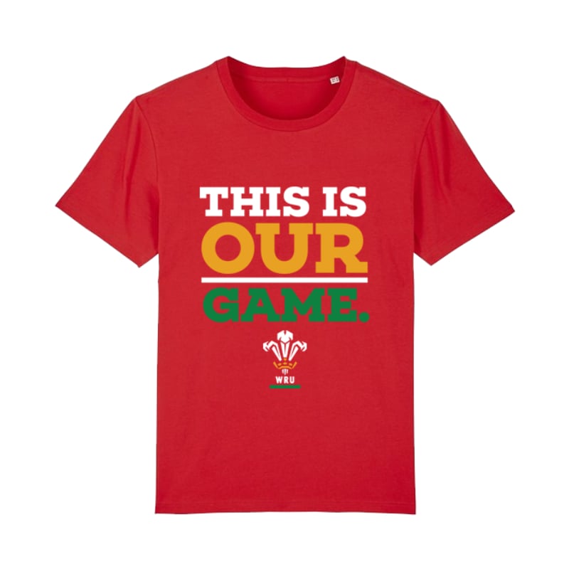 Welsh Rugby Union Our Game Red T-Shirt