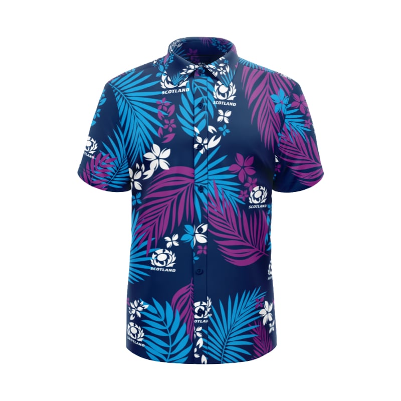 Scottish Rugby Hawaiian Shirt