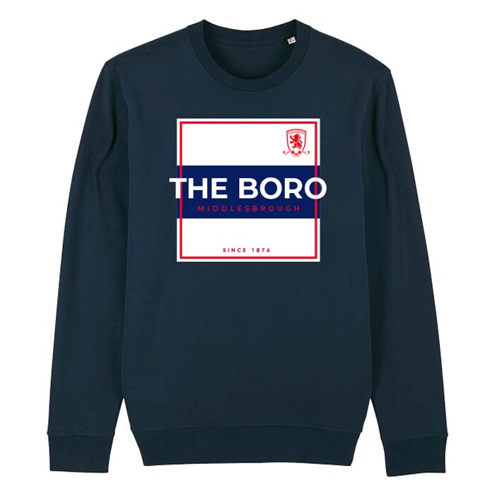 Boro Box Navy Jumper