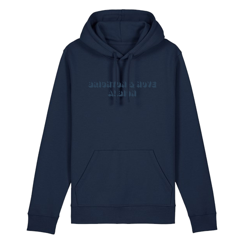 Brighton 3D Flock Navy Hoodie