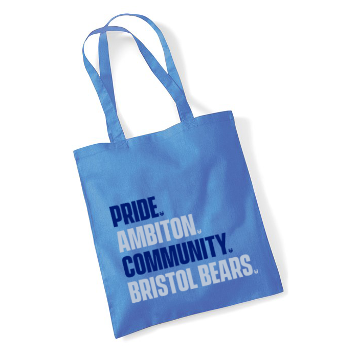 Bristol Bears Pride Ambition Blue Tote