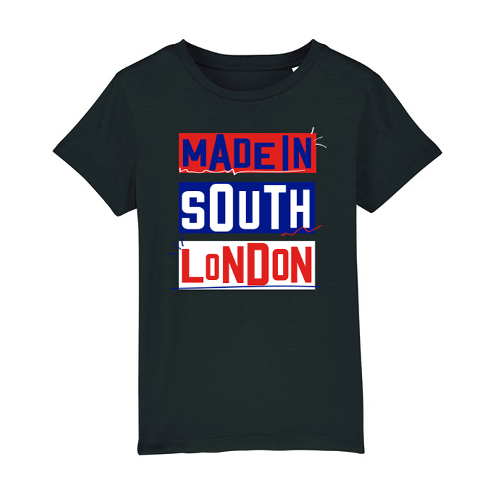 Crystal Palace Made in South London Black T-Shirt