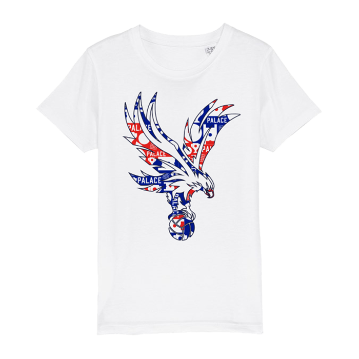 Crystal Palace Pattern Cut Colour White T-Shirt