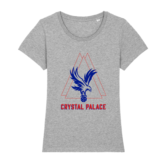 Crystal Palace Triangle Grey T-Shirt