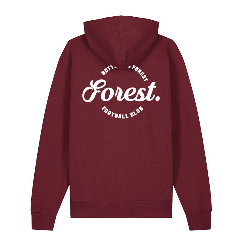 Forest Burgundy Hoodie BK