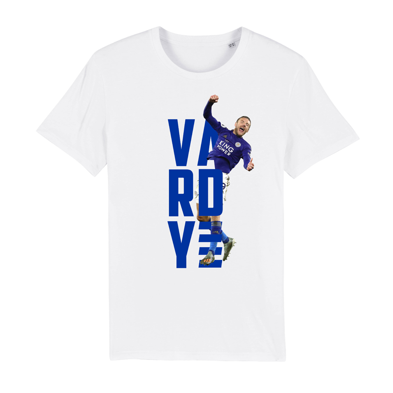 Leicester Vardy White Tee