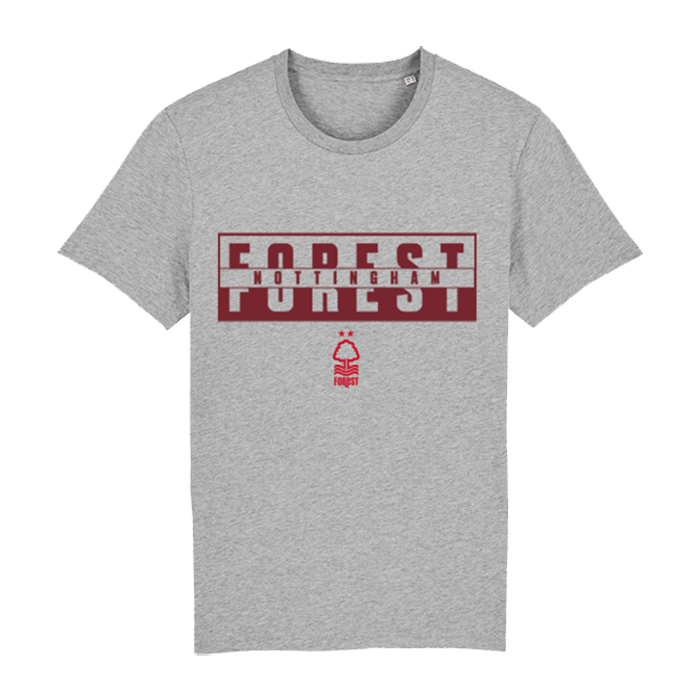 Nottingham Forest Box Grey T-Shirt