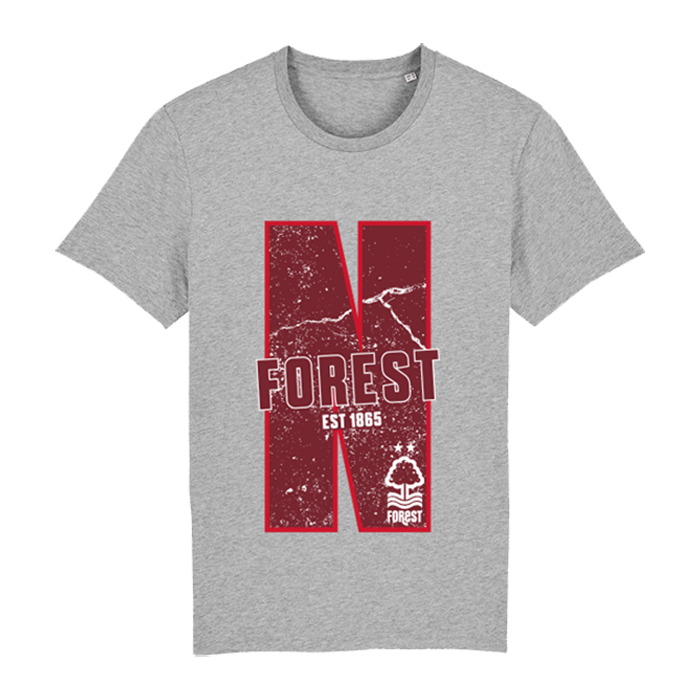 Nottingham Forest N Grey T-Shirt