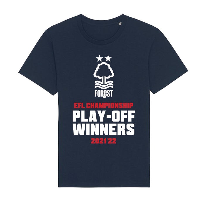 Nottingham Forest Play-Off Winners T-Shirt in Navy